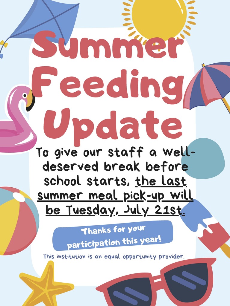 summer feeding update flyer