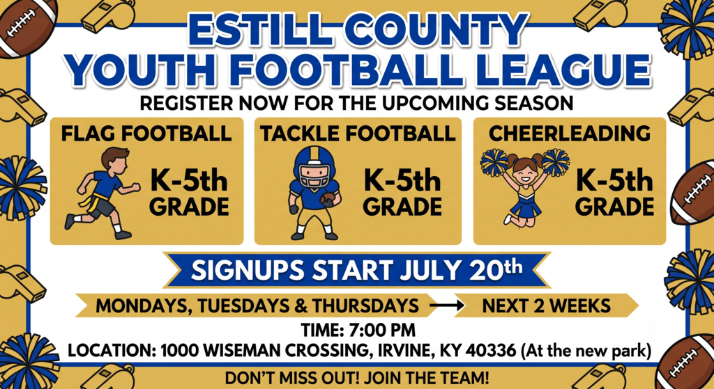 ECYFL Signups Flyer