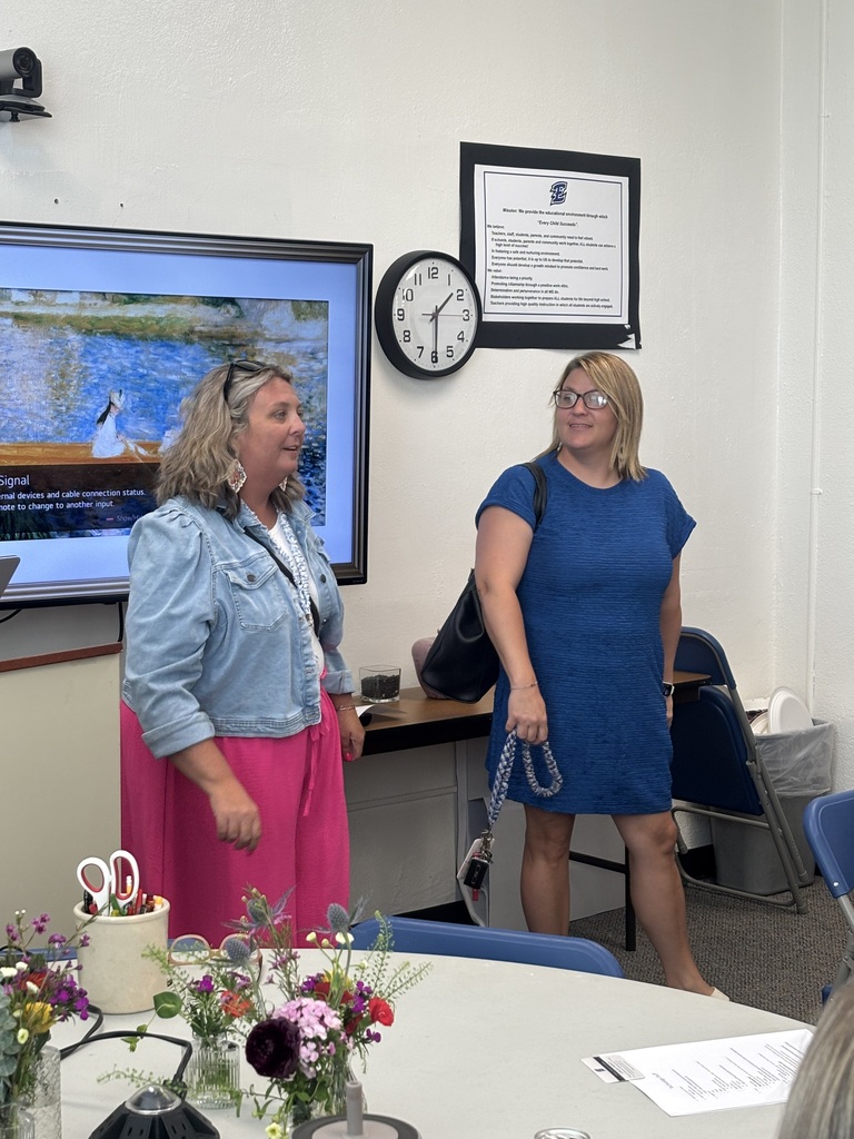 Estill County Middle School Principals - Tasha Halcomb and Victoria Barnett