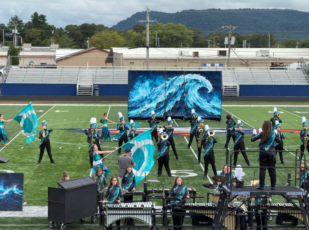 Marching Engineers perform their show "Undertow" at Madison Southern.