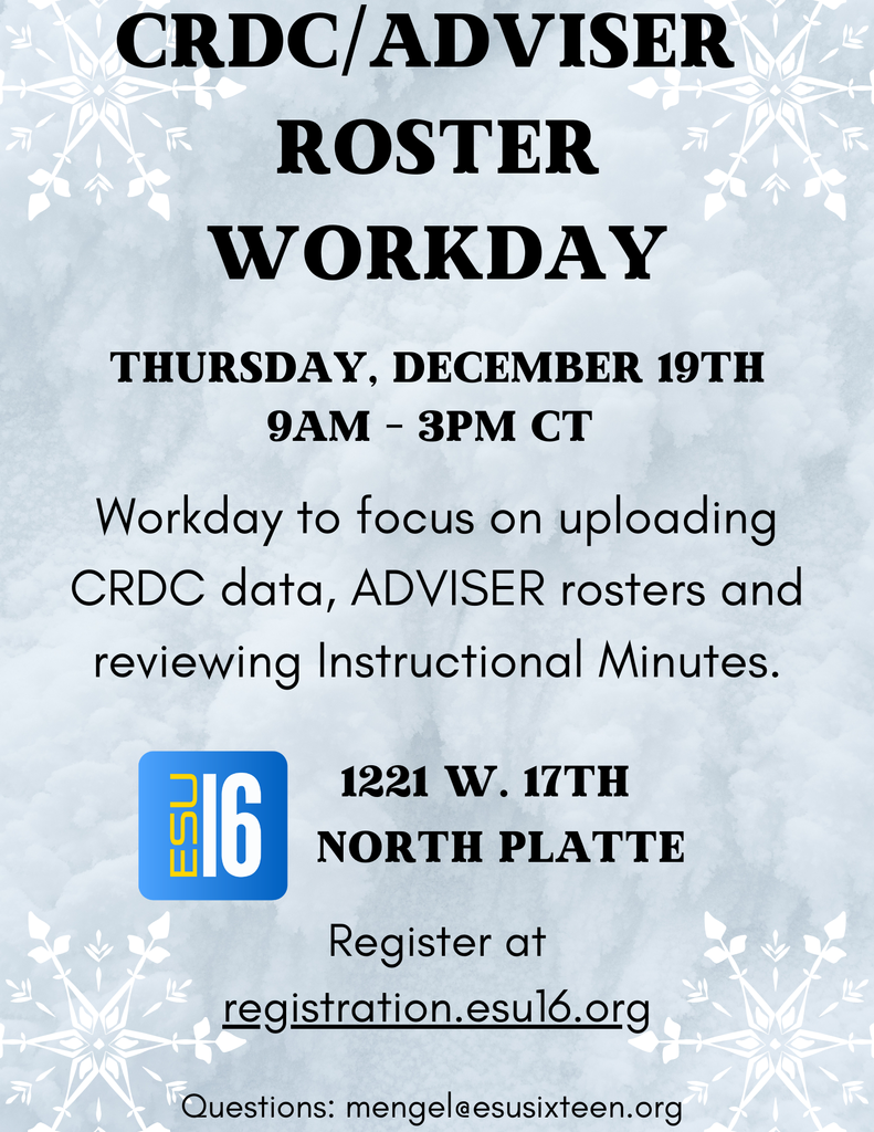 CRDC/Advisor Roster Workday