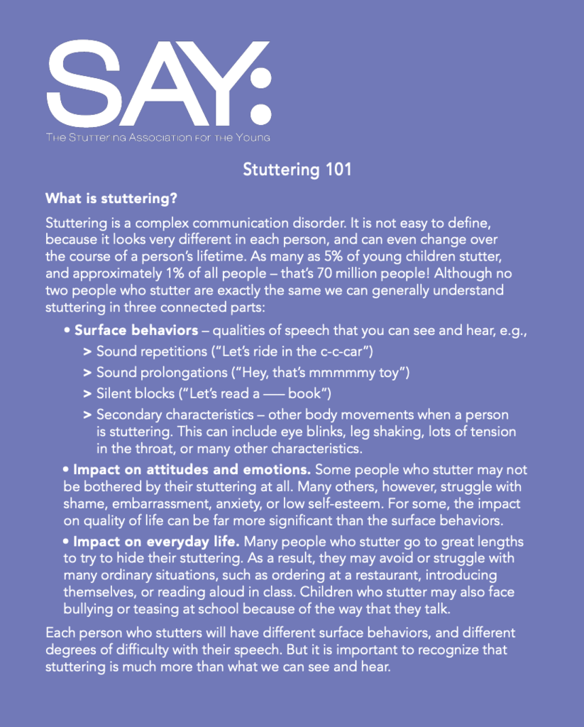 Stuttering 101