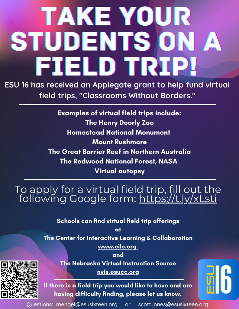 Take your students on a field trip! Flier