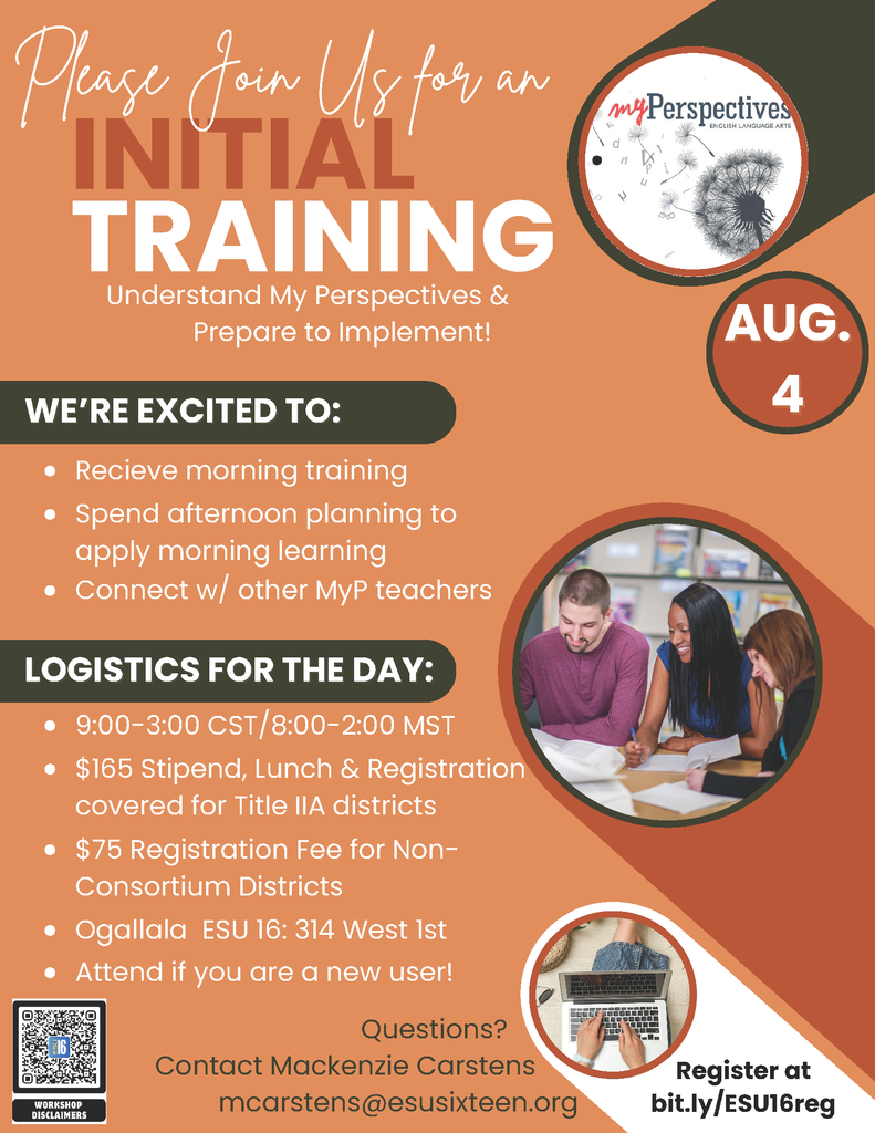 My Perspectives Initial Training & Application 8/4/25 8-2 mt Ogallala