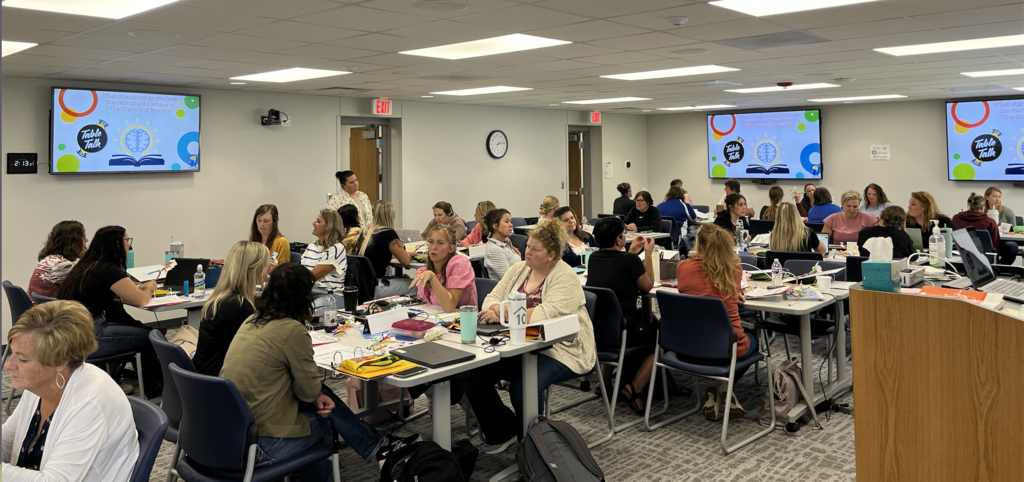 Kicked off Science of Reading Series.  50 people, 6 districts 25-26