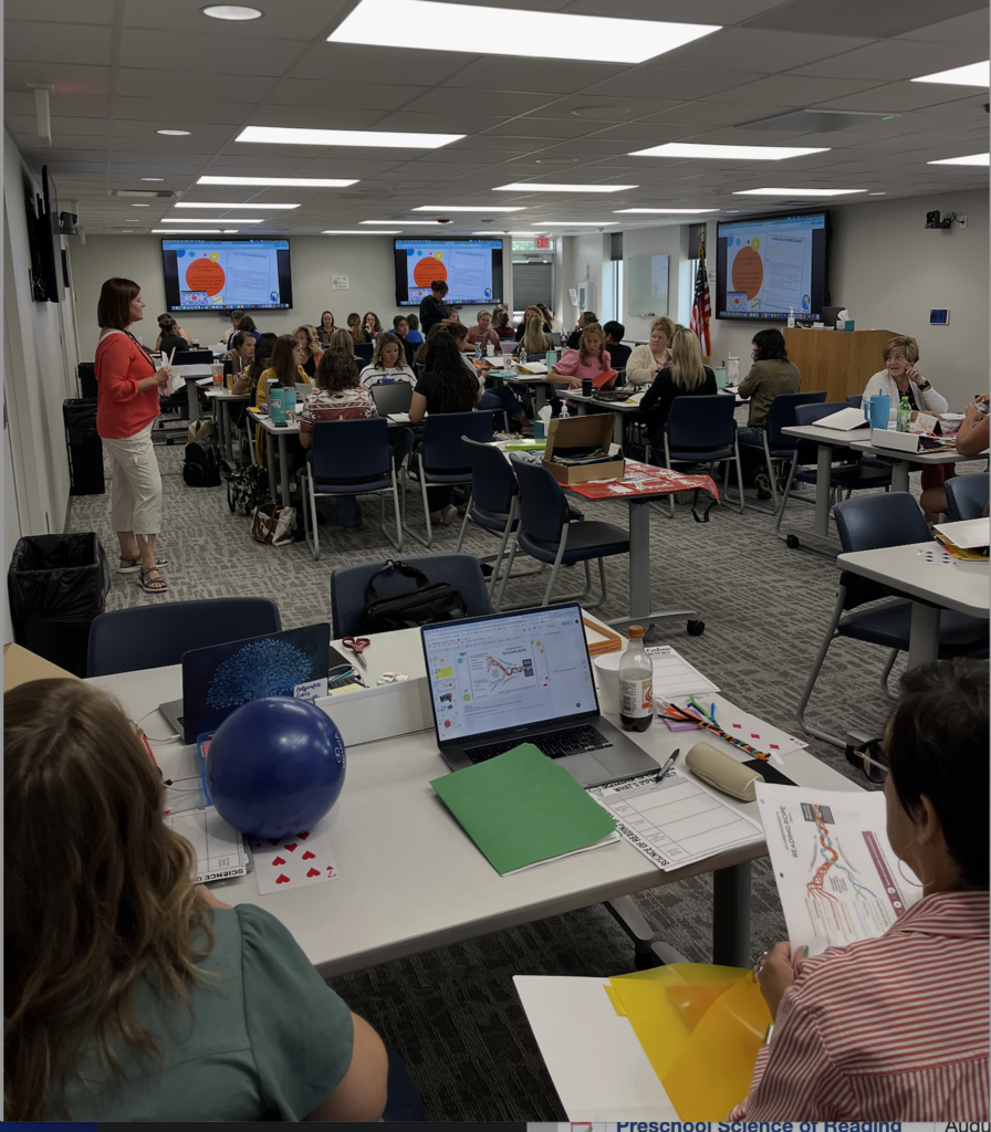 Kicked off Science of Reading Series.  50 people, 6 districts 25-26