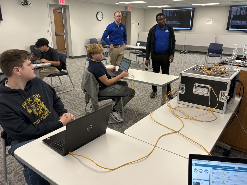 Students plugging directly into their own network.