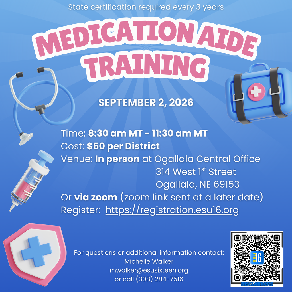 Medication Aide Training, September 2, 2026