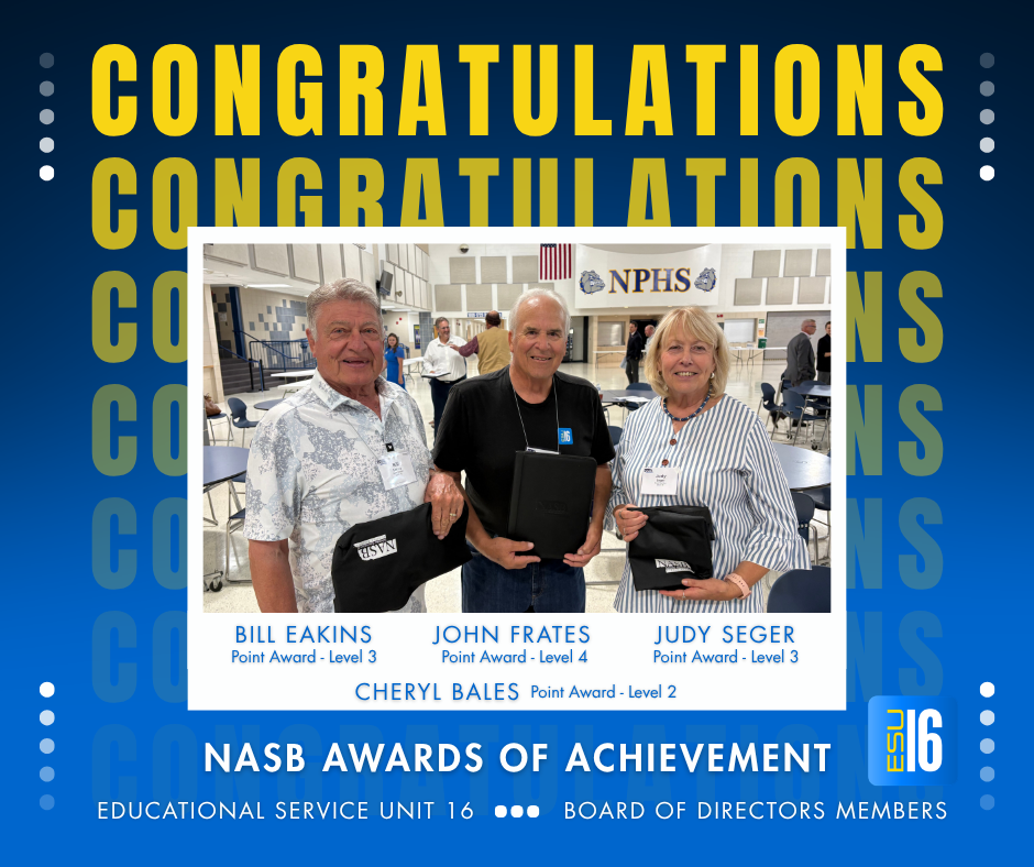 Congrats Board members