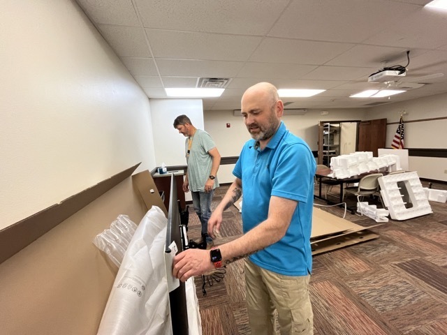 New equipment install