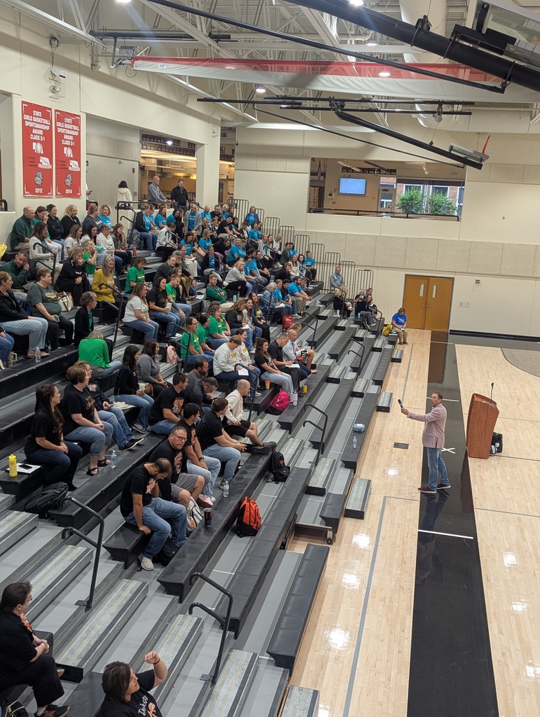 Teachers with guest speaker Dr. Rob Bell