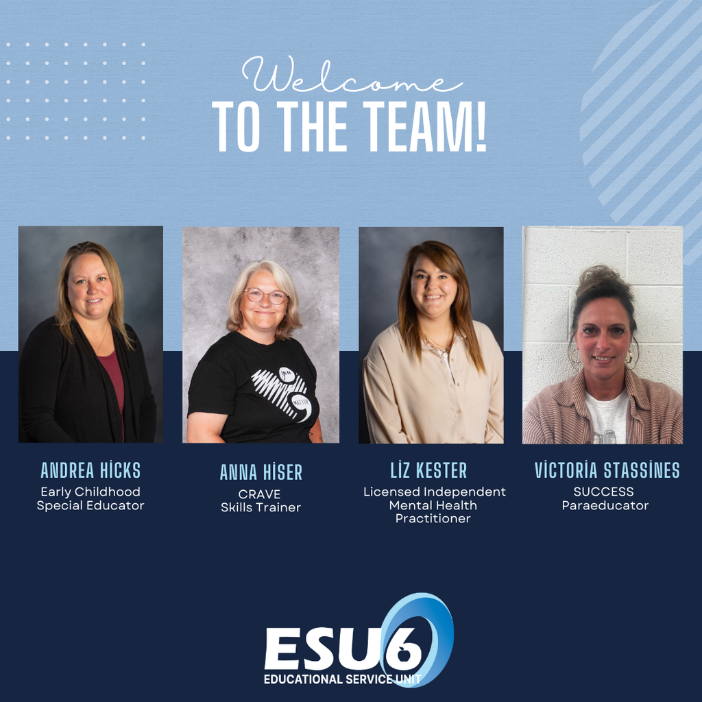 25-26 ESU 6 New Staff
