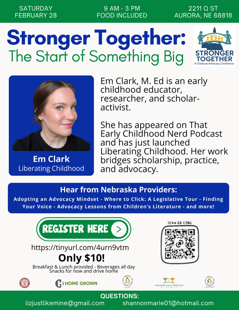 Stronger Together Conference flyer