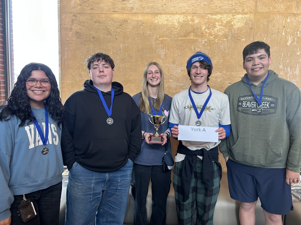 Quiz Bowl Division I Runner Up - York A