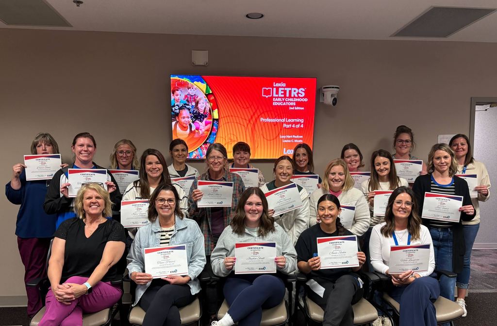 First ESU 6 LETRS Early Childhood Cohort group