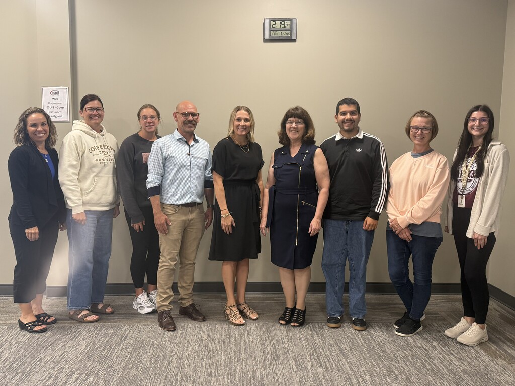 a group of men and women who work in special education throughout ESU 8 district