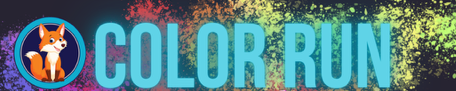 Falcon Ridge Fox Logo; Color Run with multi color wording