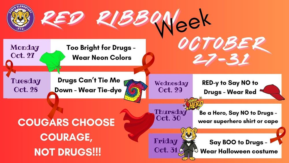 Red Ribbon Week 10/27-31