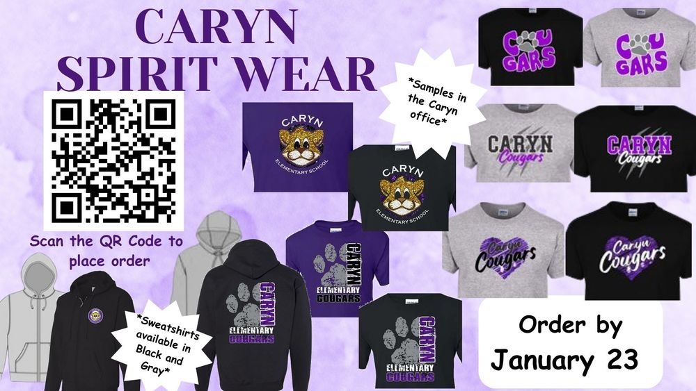 Spirit Wear Order