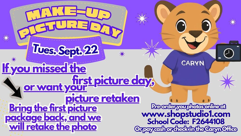 Make-up Picture Day