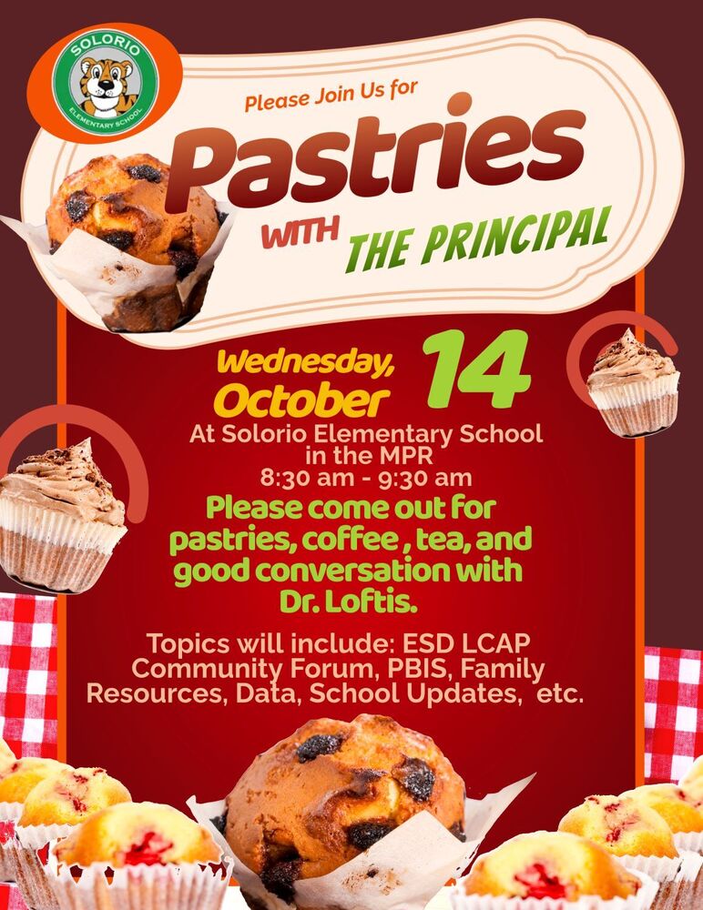 Pastries with the Principal