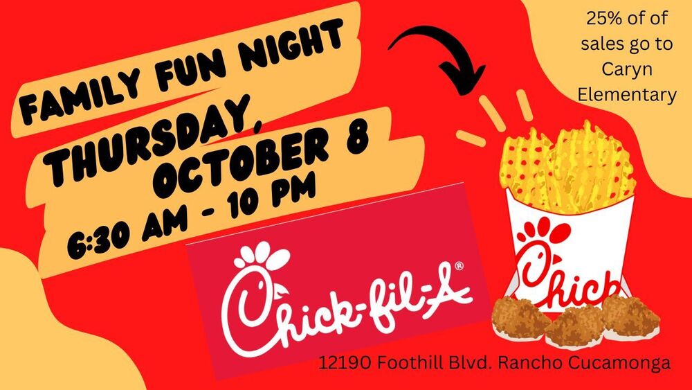 Chick Fil A Family Fundraiser 