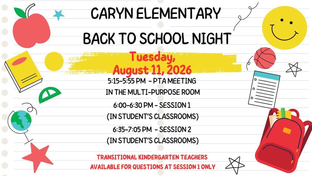 Back to School Night