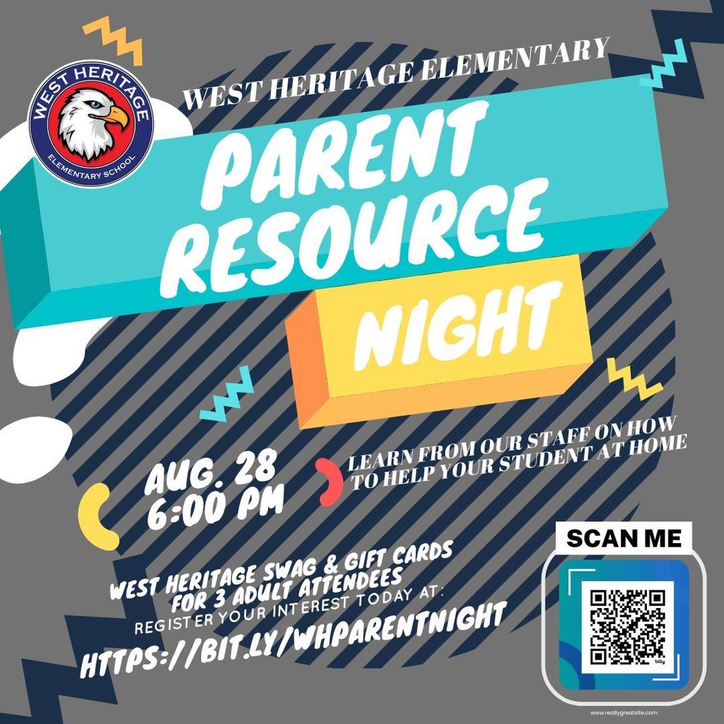 West Heritage Parent Resource Night