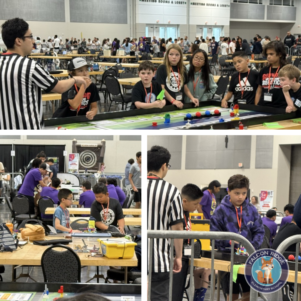 Images of students with robotics