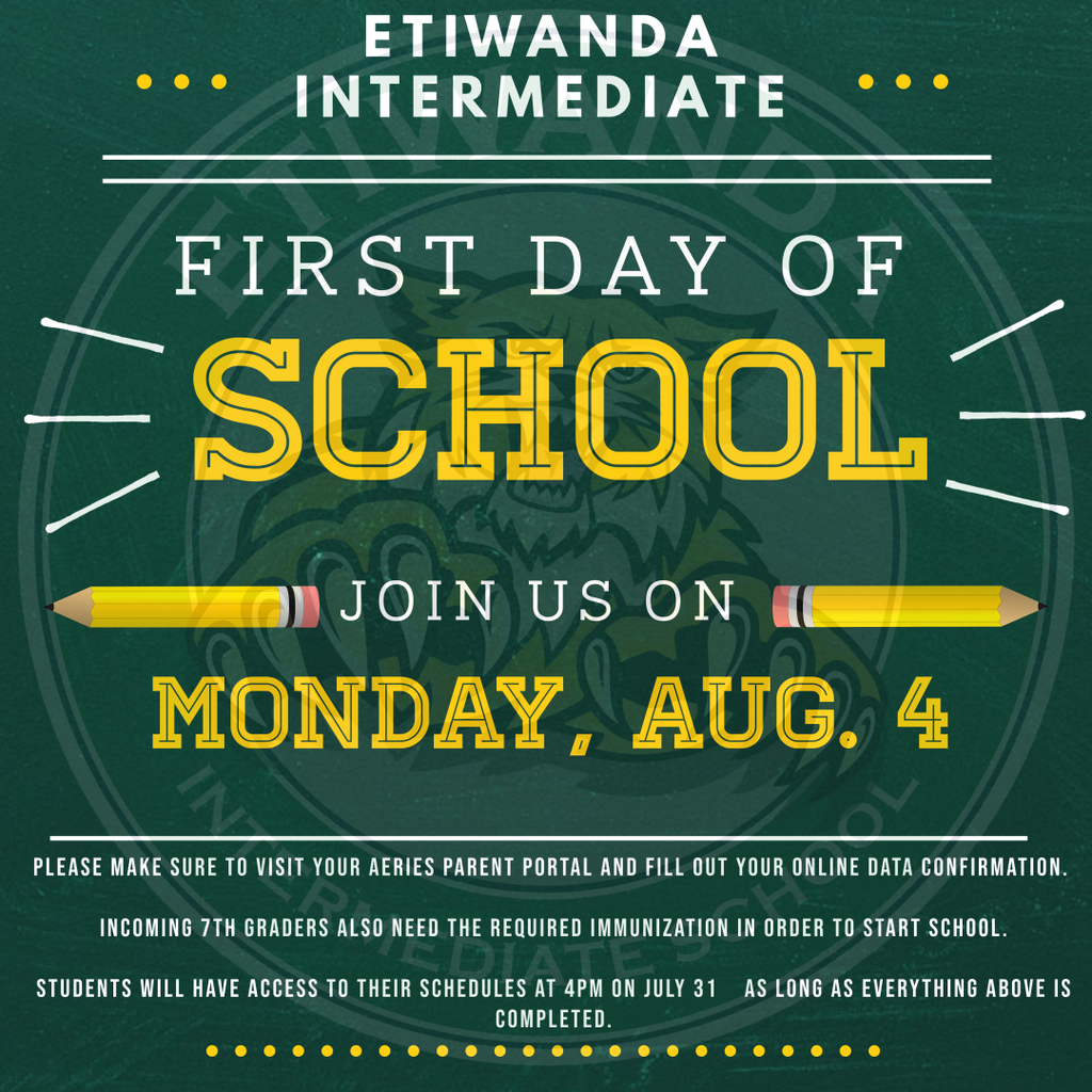 FIRST DAY OF SCHOOL