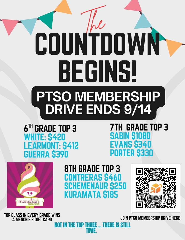 PTSO Membership Drive Ends