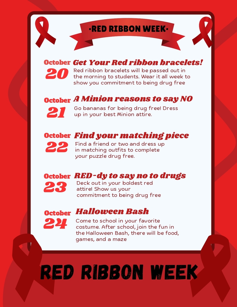 red ribbon week spirit days