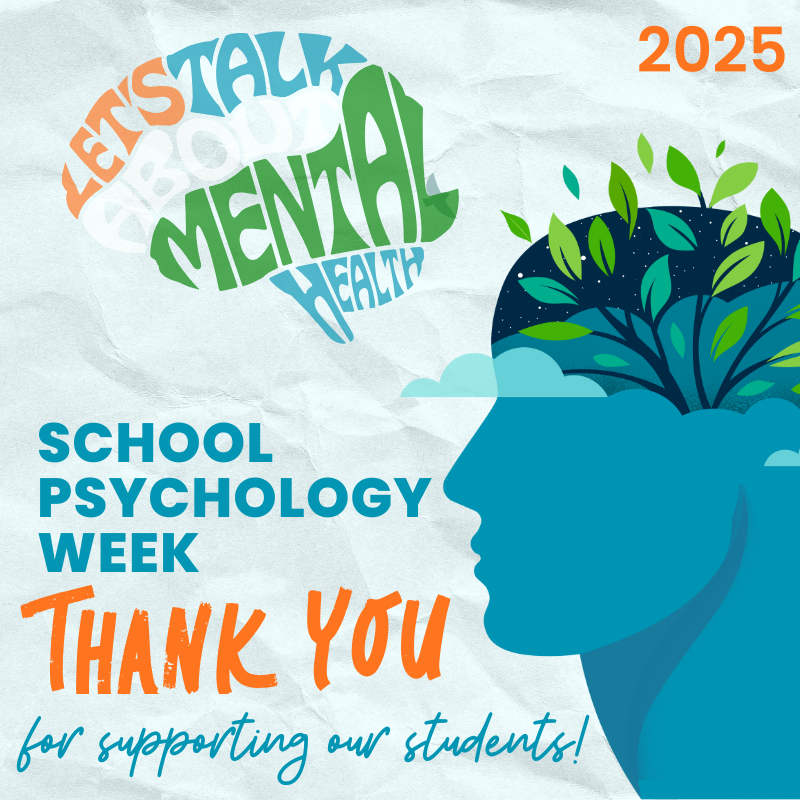 Text: Let's Talk About Mental Health 2025 Image: plants coming out of a head