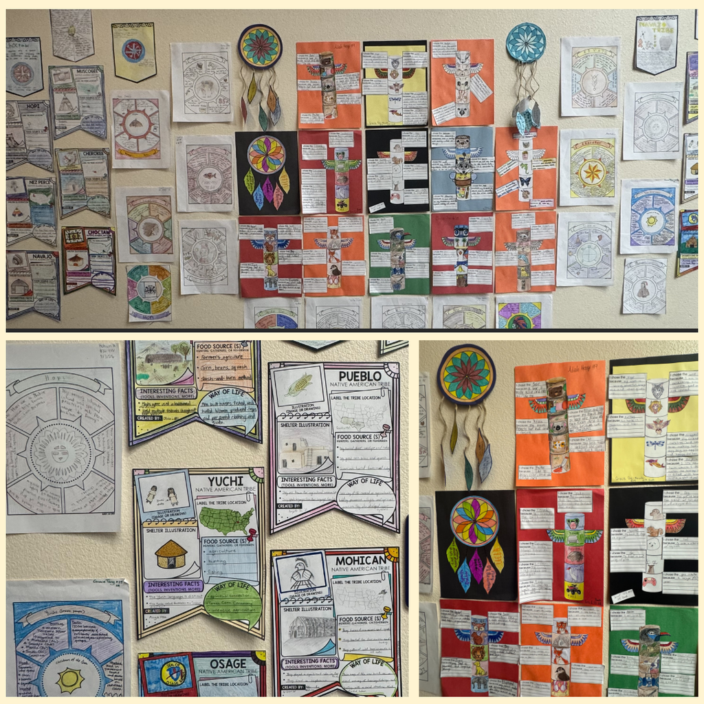 No text Images: Displays of Native American posters