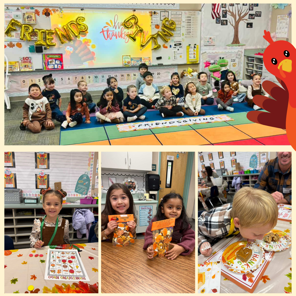 No Text: Images: students enjoying thanksgiving fun