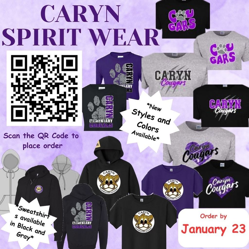 Spirit Wear Orders