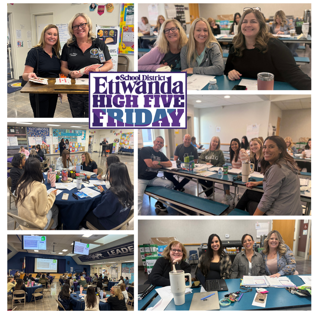 Text: High Five Friday Images: a lot of adults working together. 