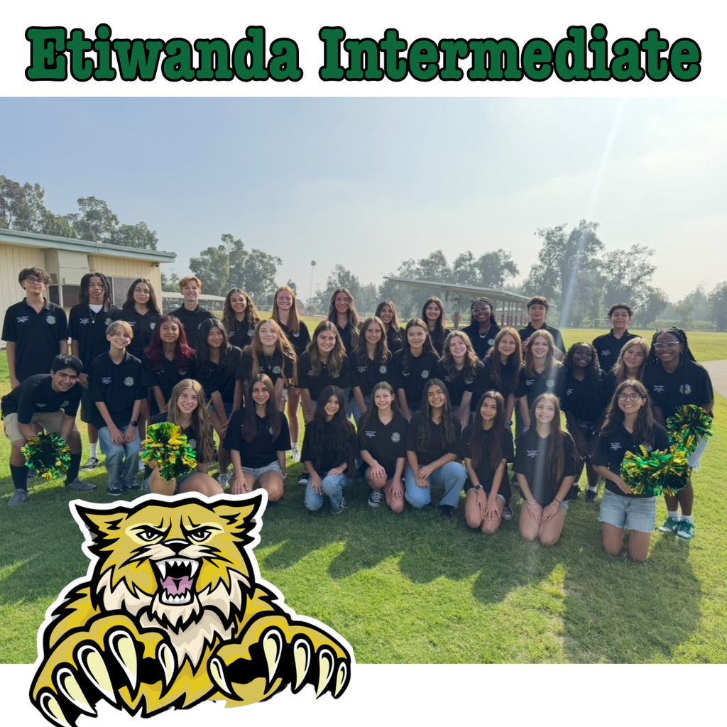 Text: Etiwanda Intermediate Image: smiling students