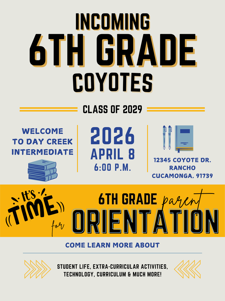 6th grade orientation