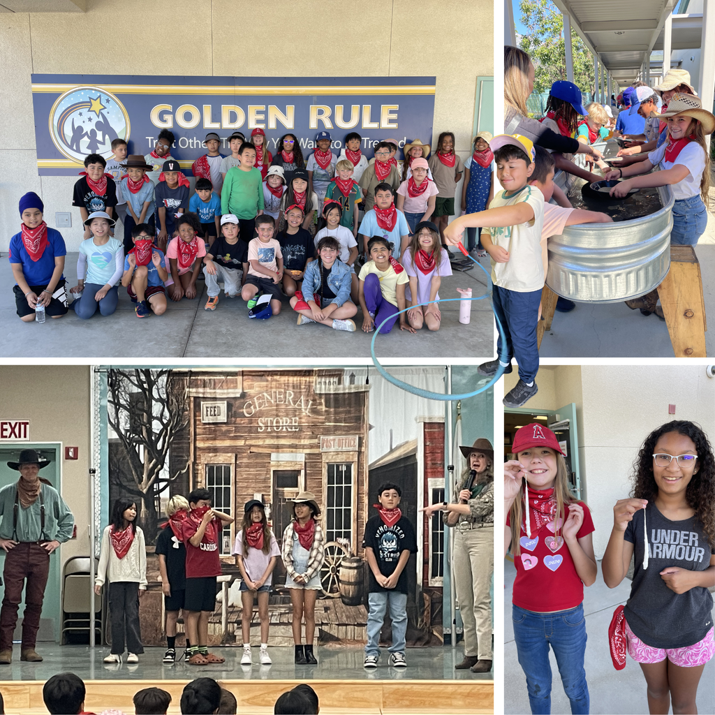 No text Images of students wearing western clothes and holding things