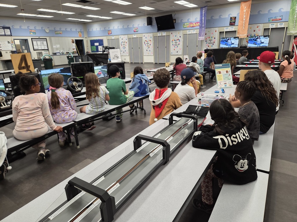 Learning about force and motion.