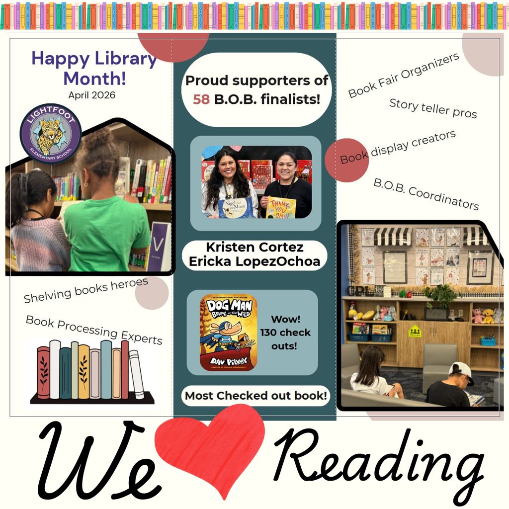 Happy Library Month - Lightfoot Images of people with books