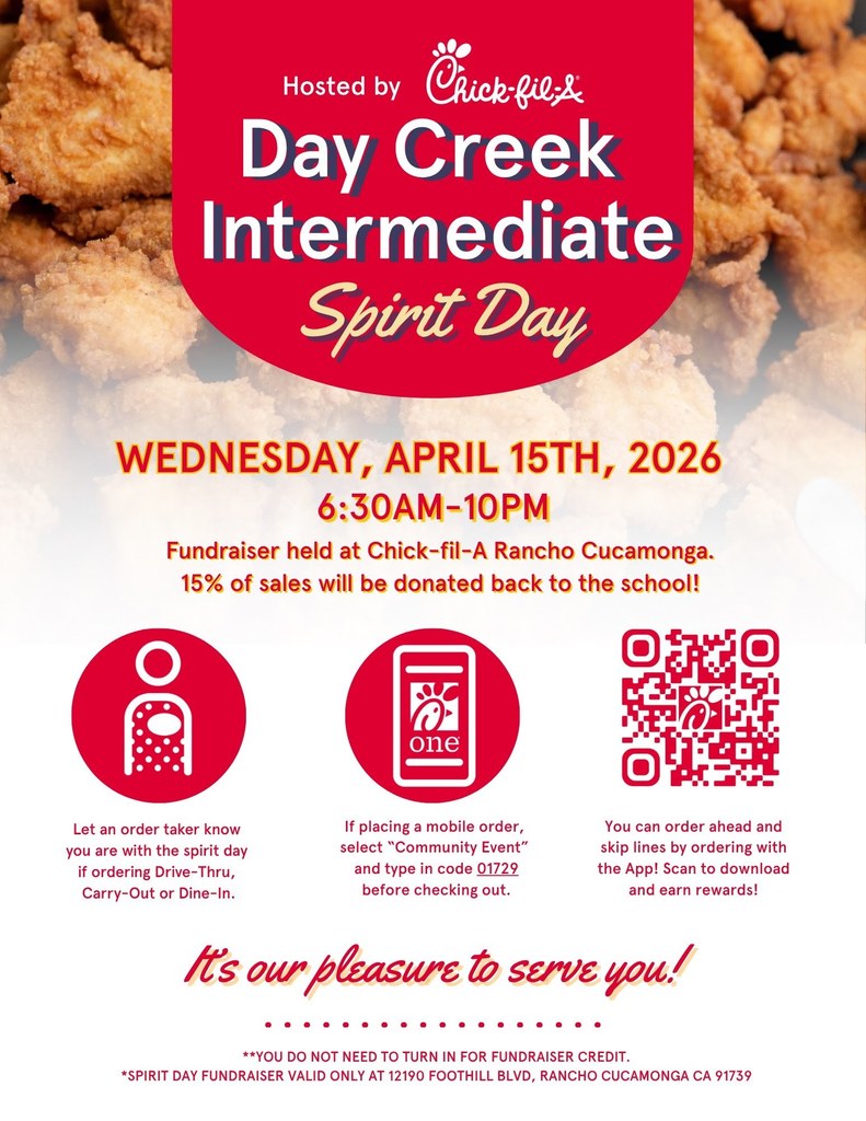 day creek chick fil a spirit
