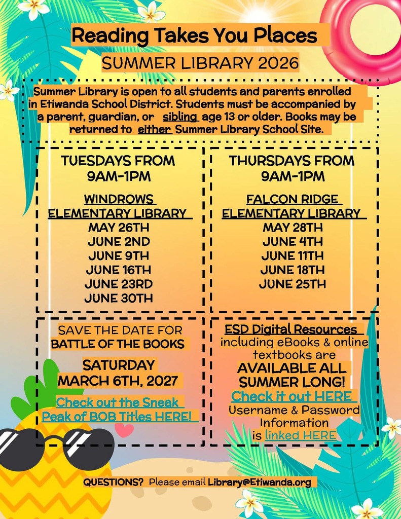 Summer Library Flyer