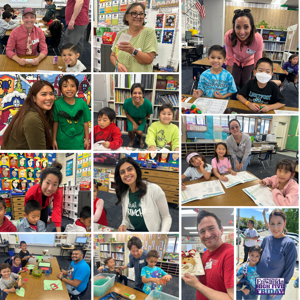 Text: Etiwanda School District Images of adults smiling 