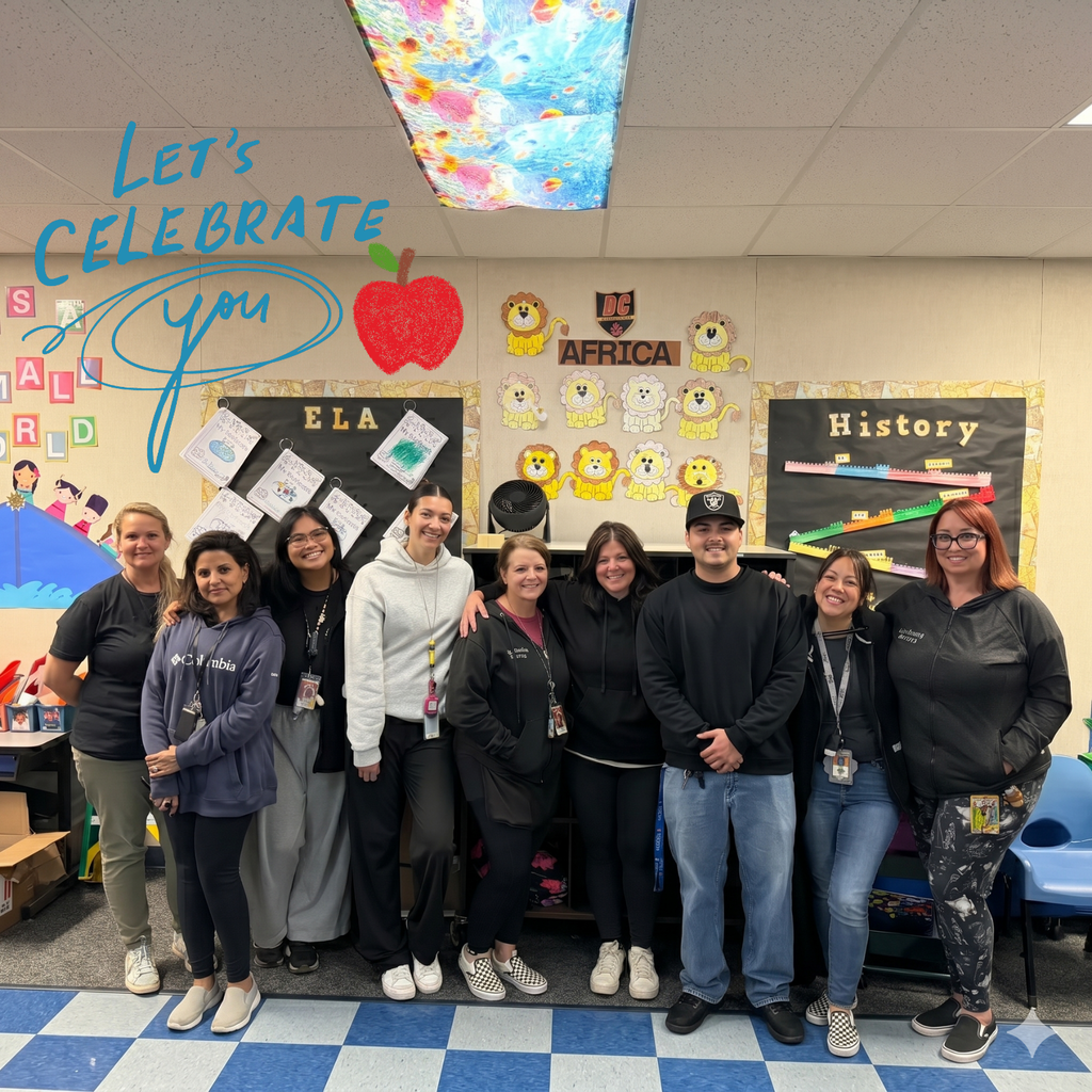 Text: Let's celebrate you Image 9 adults smiling