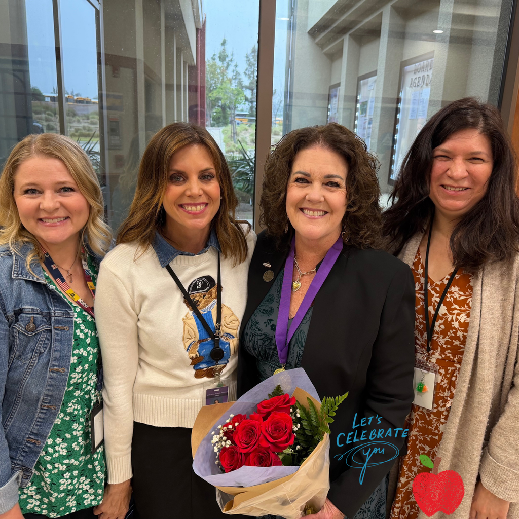 Text: Let's celebrate you Image: 4 smiling adults all female