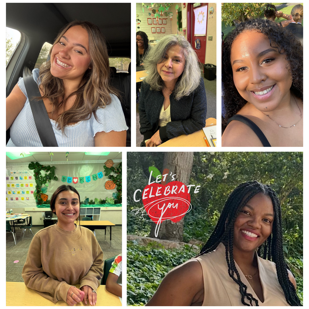 Text: Let's celebrate you Images: 5 women smiling
