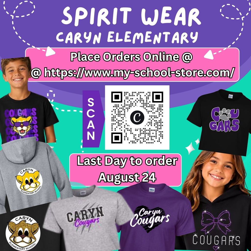 Spirit Wear Order