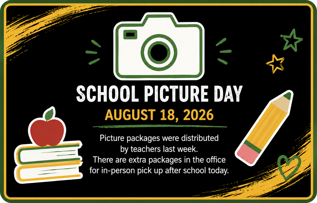 Picture Day is tomorrow! 